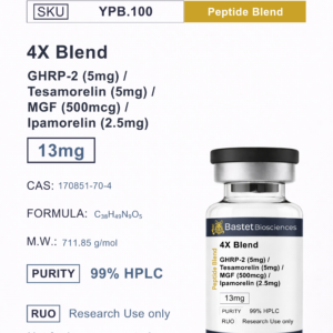4X Blend GHRP-2 (5mg) / Tesamorelin (5mg) / MGF (500mcg) / Ipamorelin (2.5mg)