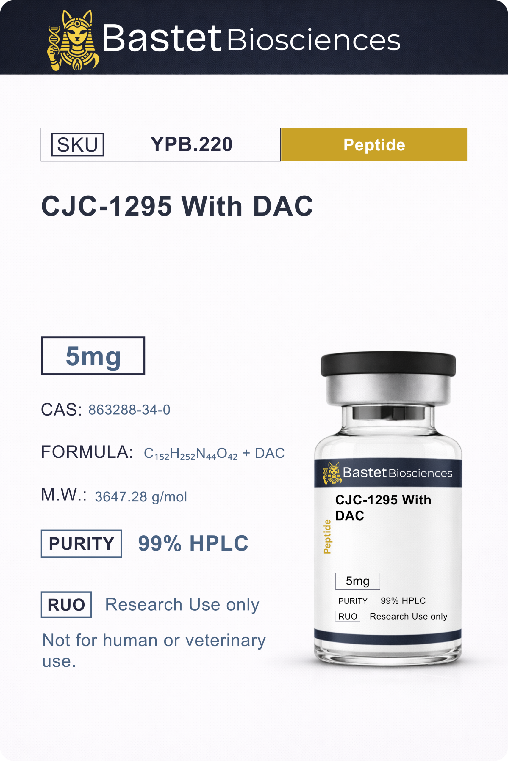 CJC-1295 With DAC (5mg)